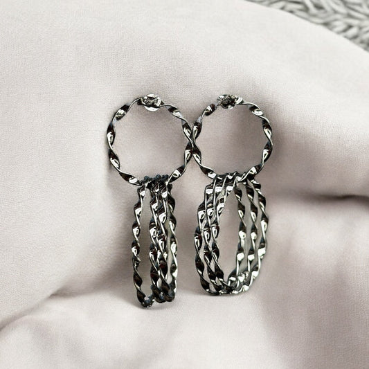 Boho Bliss Black Earring