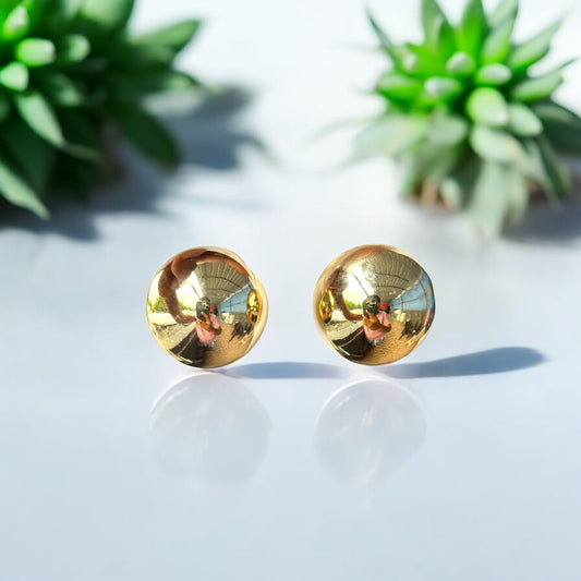 Luxor Luminescence Golden Stud Earring