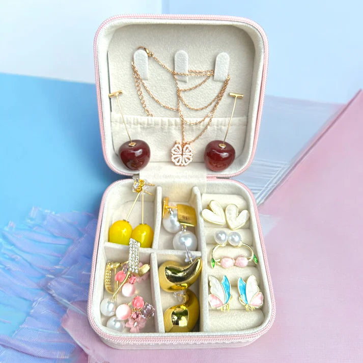 Opulence Hamper - 9 Earrings + 1 Necklace + Free Jewellery Organizer