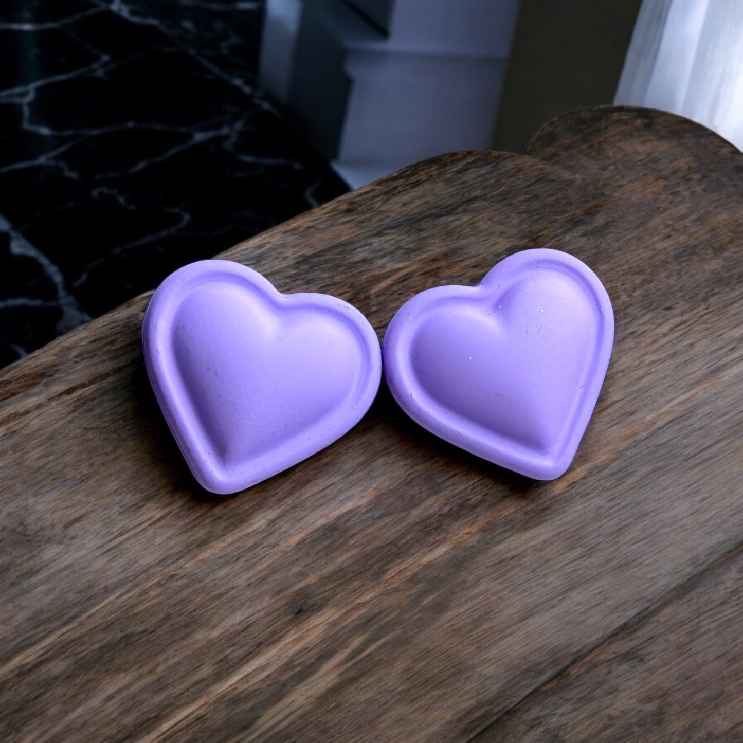 Purple Heart Stud earrings