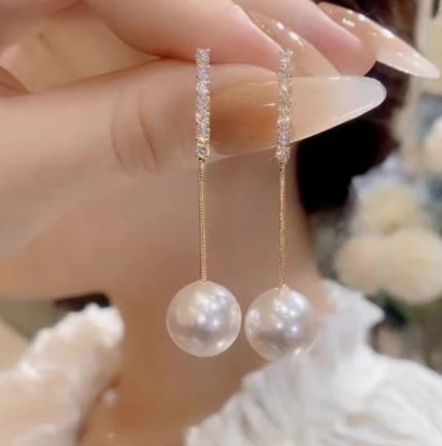 Pearl Drop Earring