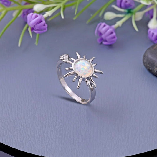 Silver Stone Ring