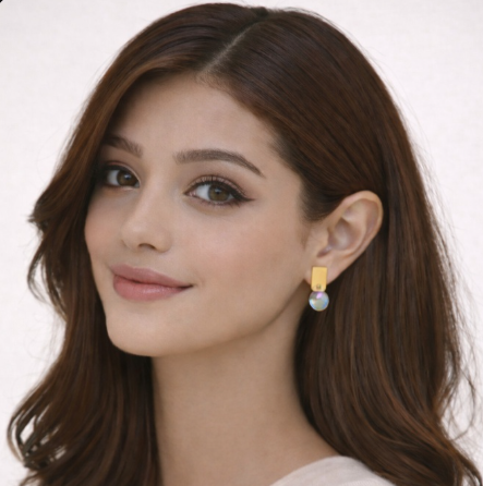 Golden Aurora Drops Earring