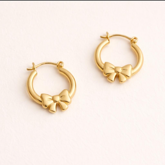 18K Gold Plated Bold Hoops Anti Tarnish Earring