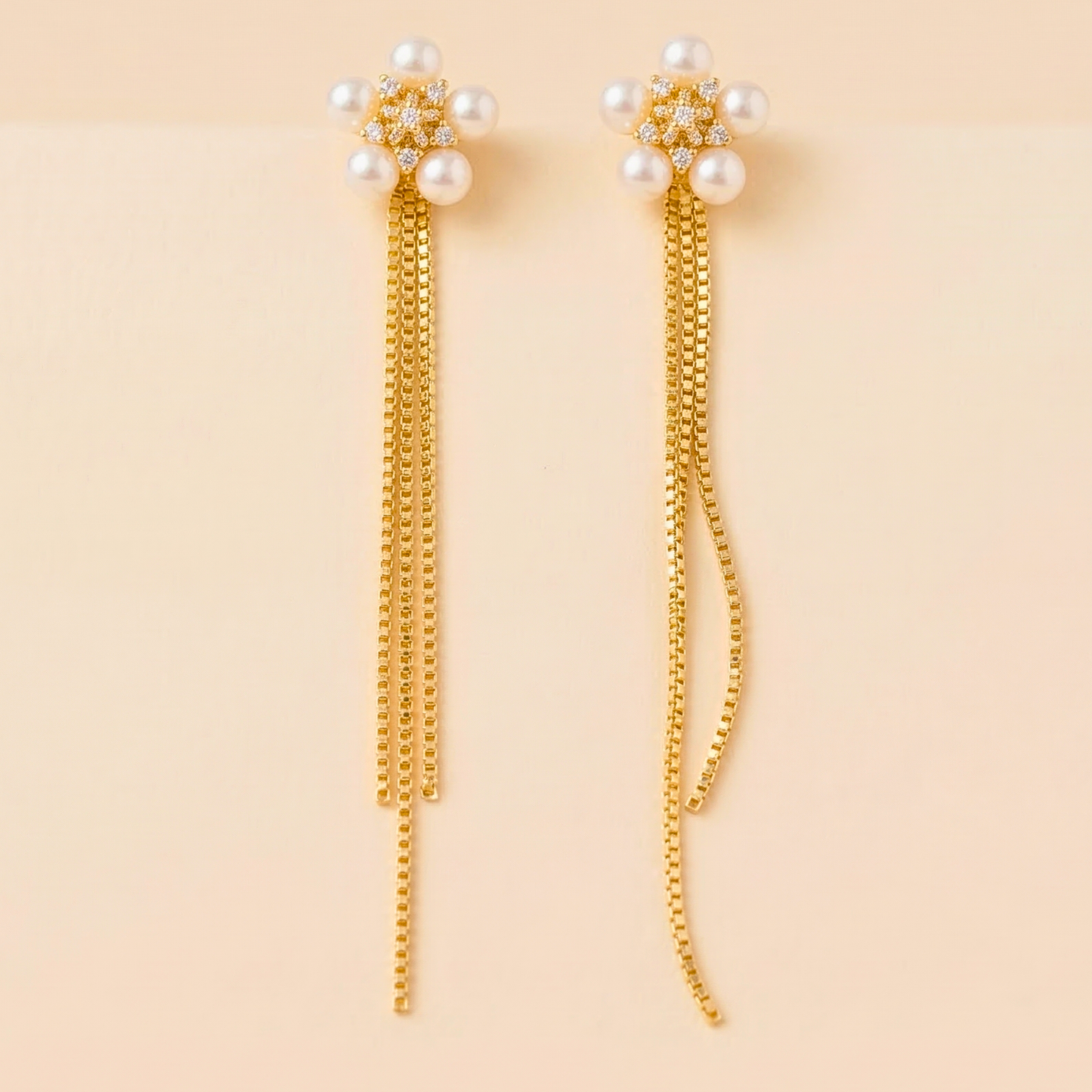 Luna Blossom Dangle Earrings