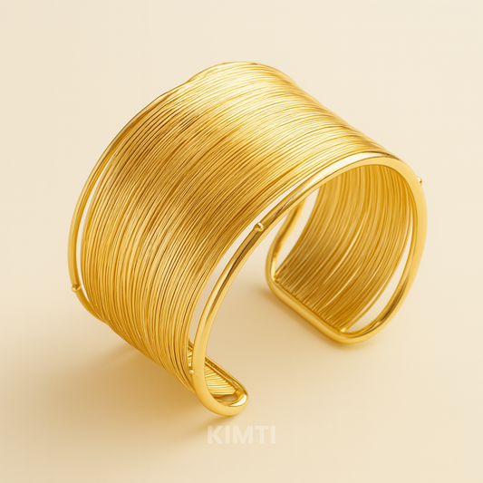 18K Gold Plated Anti Tarnish Adjustable Bracelet