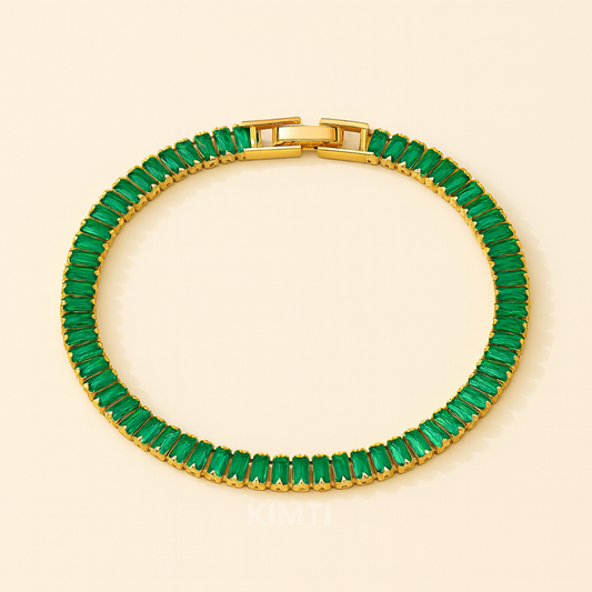 Lustre Line Tennis Bracelet