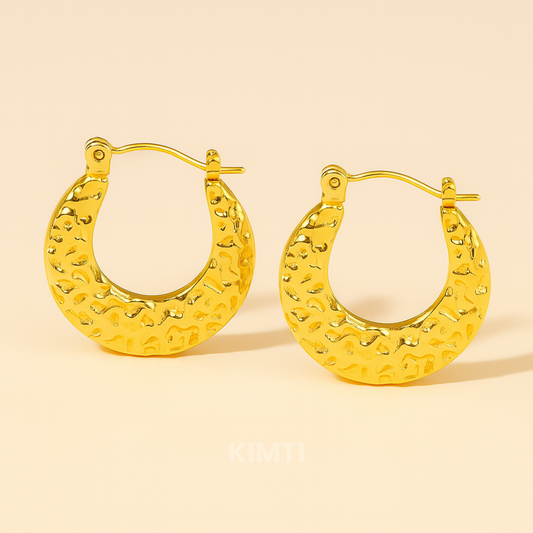 18k Gold Plated Rubans Voguish Anti Tarnish Earring