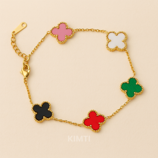 Joyful Clover Anti Tarnish Bracelet