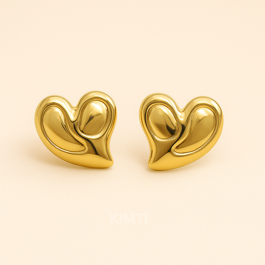 18k Gold Plated Liquid Love Earrings