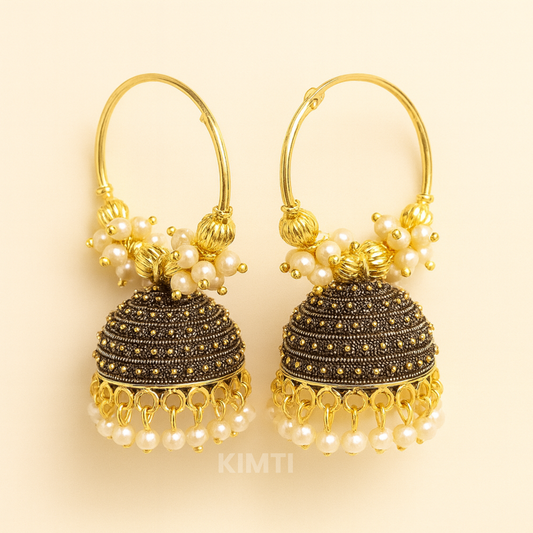 Aura Elegance Chandbalis Jhumka
