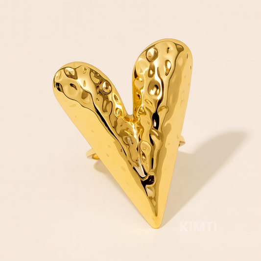18k Gold Plated Promise Petal Ring