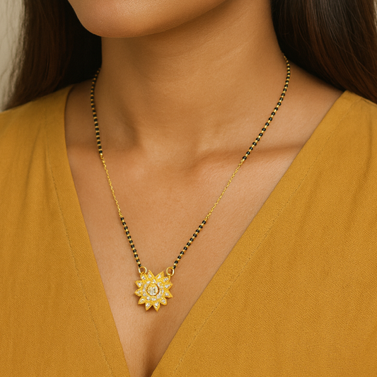 Crimson Charm Mangalsutra