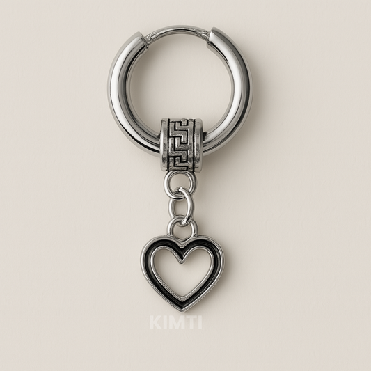 Men- Heartlock Earring
