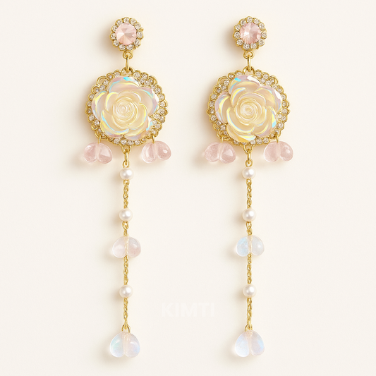 Dangling Flower Turkish Dangler Earring