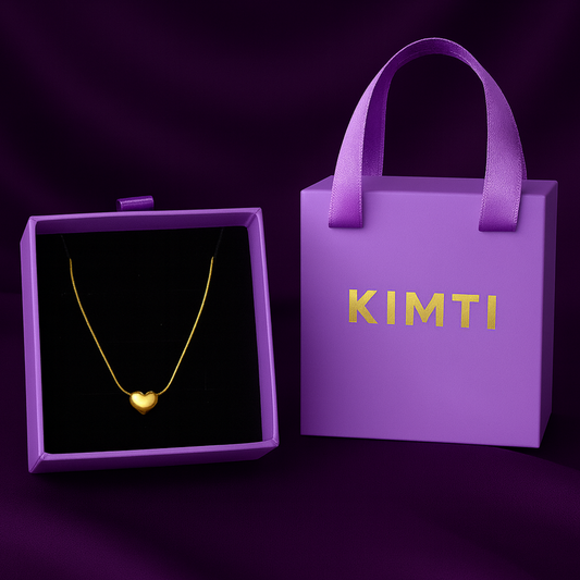 18k Gold Plated Heartbeat Glow Necklace