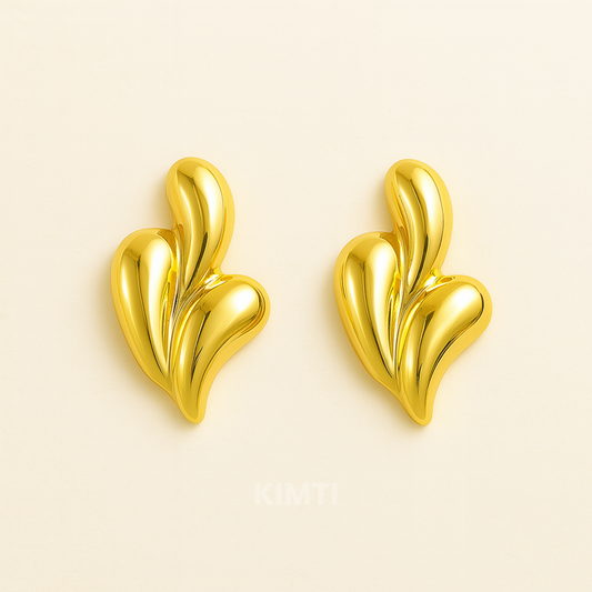 18k Gold Plated Melting Anti Tarnish Earring