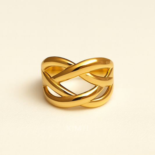18k Gold Plated Blooming Grace Ring