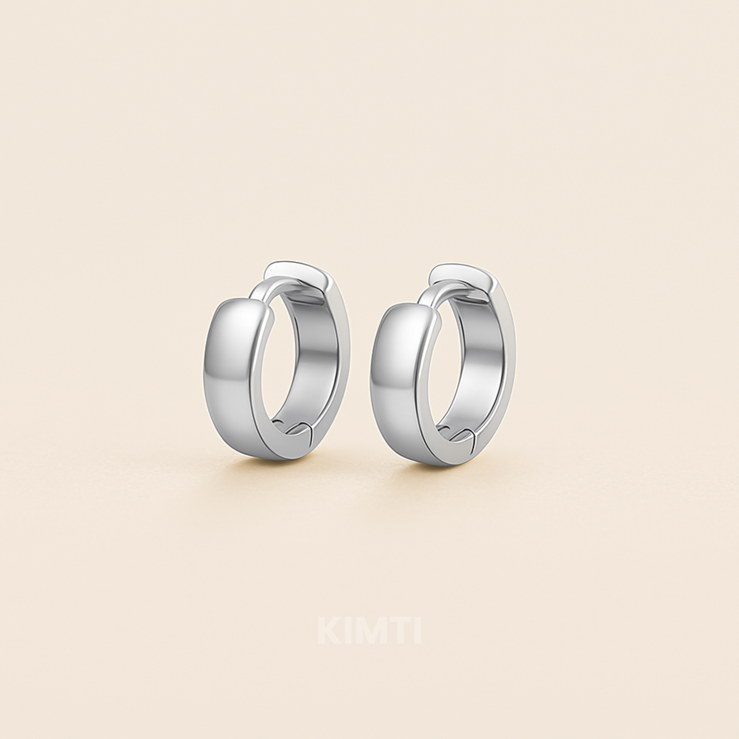 Men-Silver Aurix Plain Earring