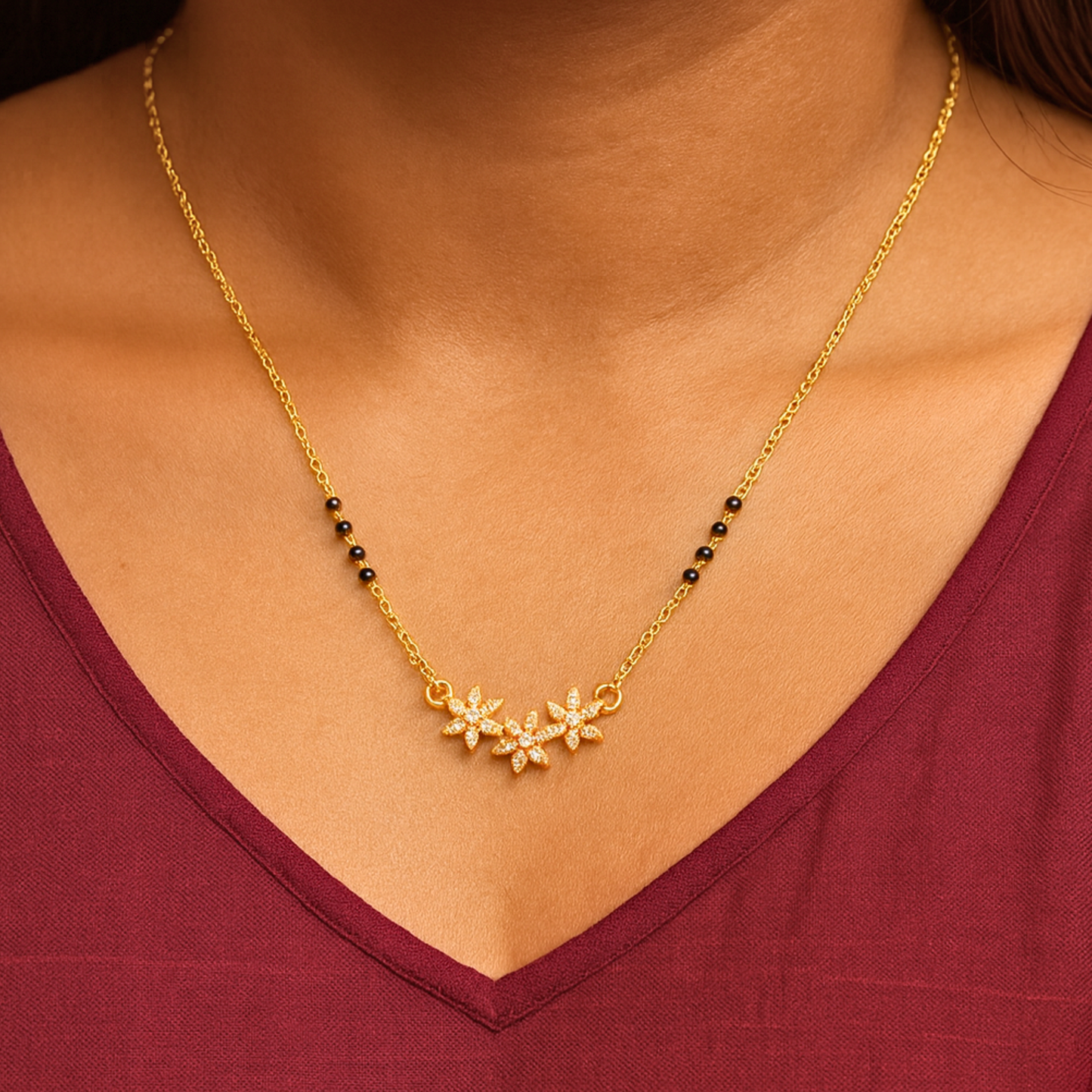 Gulmohar Mangalsutra