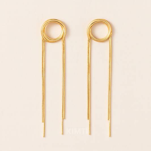 Golden Dainty Daisy Earring
