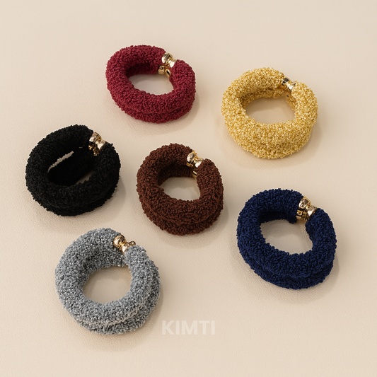 Bouclé Charm Hair Tie ( 1-Pc Random Colour )