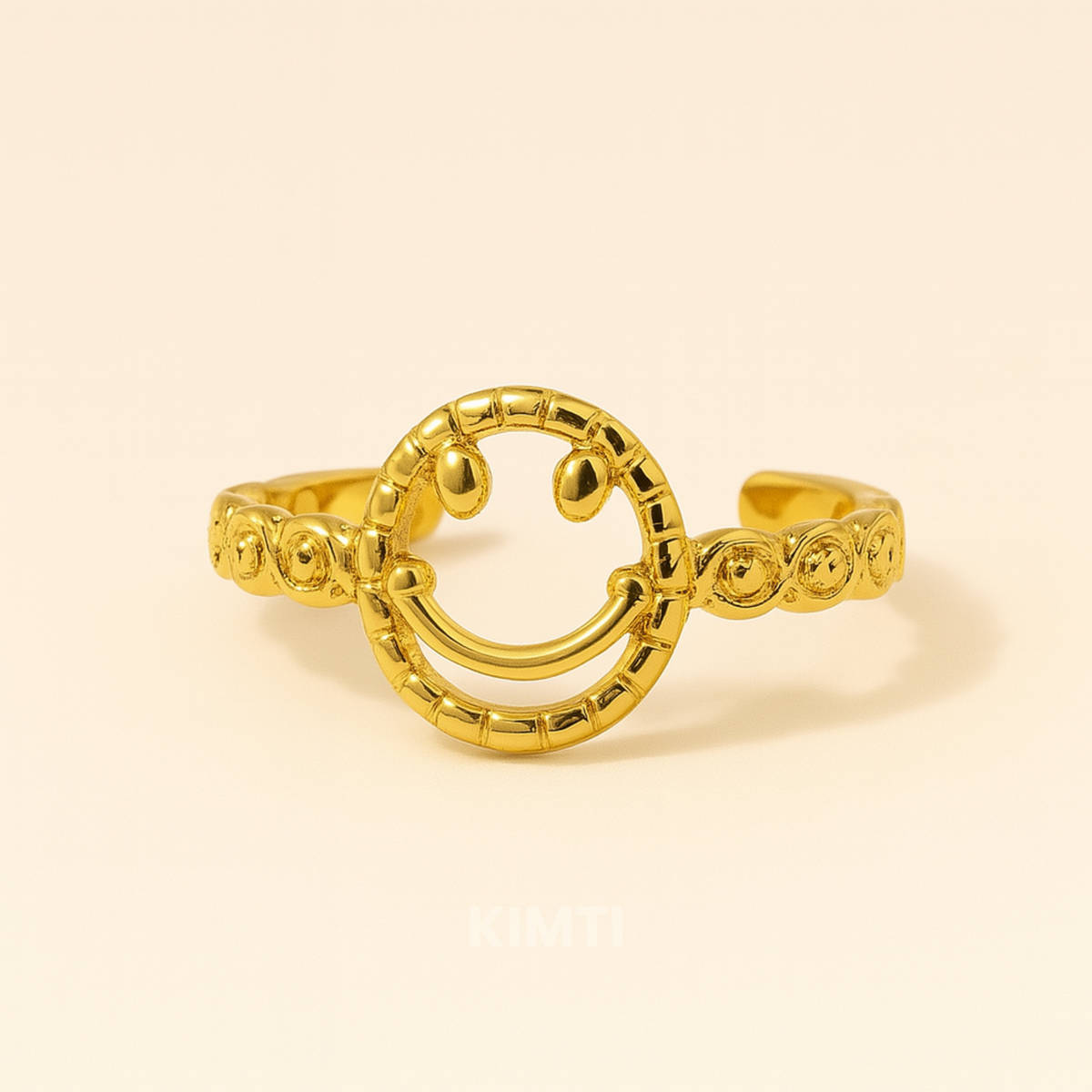 18k Gold Plated Endless Smiles Ring