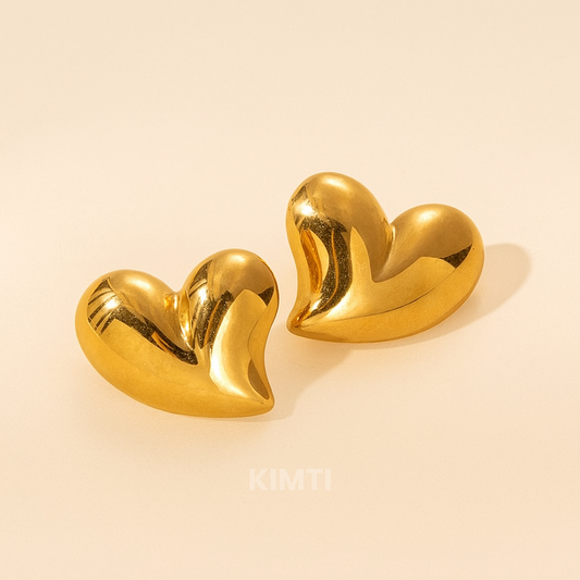 18k Gold Plated Classic Charm Earrings