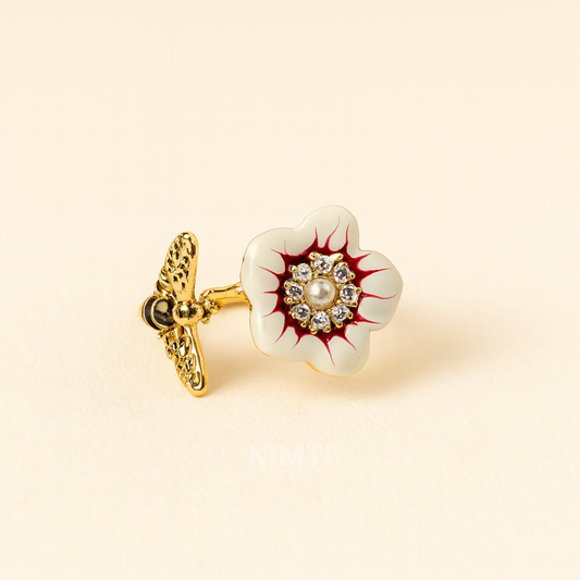 Dewdrop Flower Ring