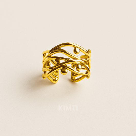 18k Gold Plated Celestia Ring