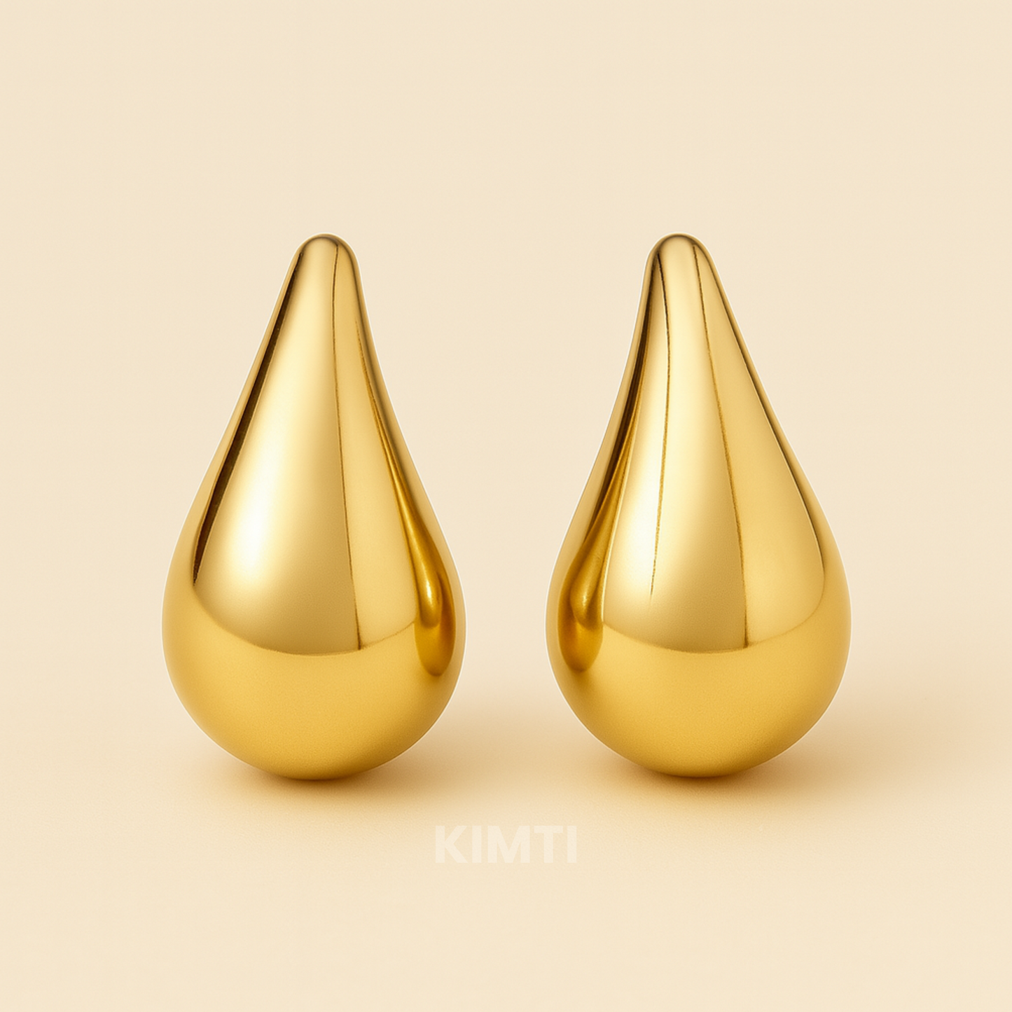 18K Gold Plated Tear Drop Earring