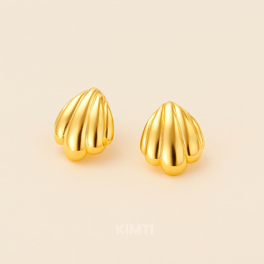 18k Gold Plated Mermaid’s Kiss Earrings