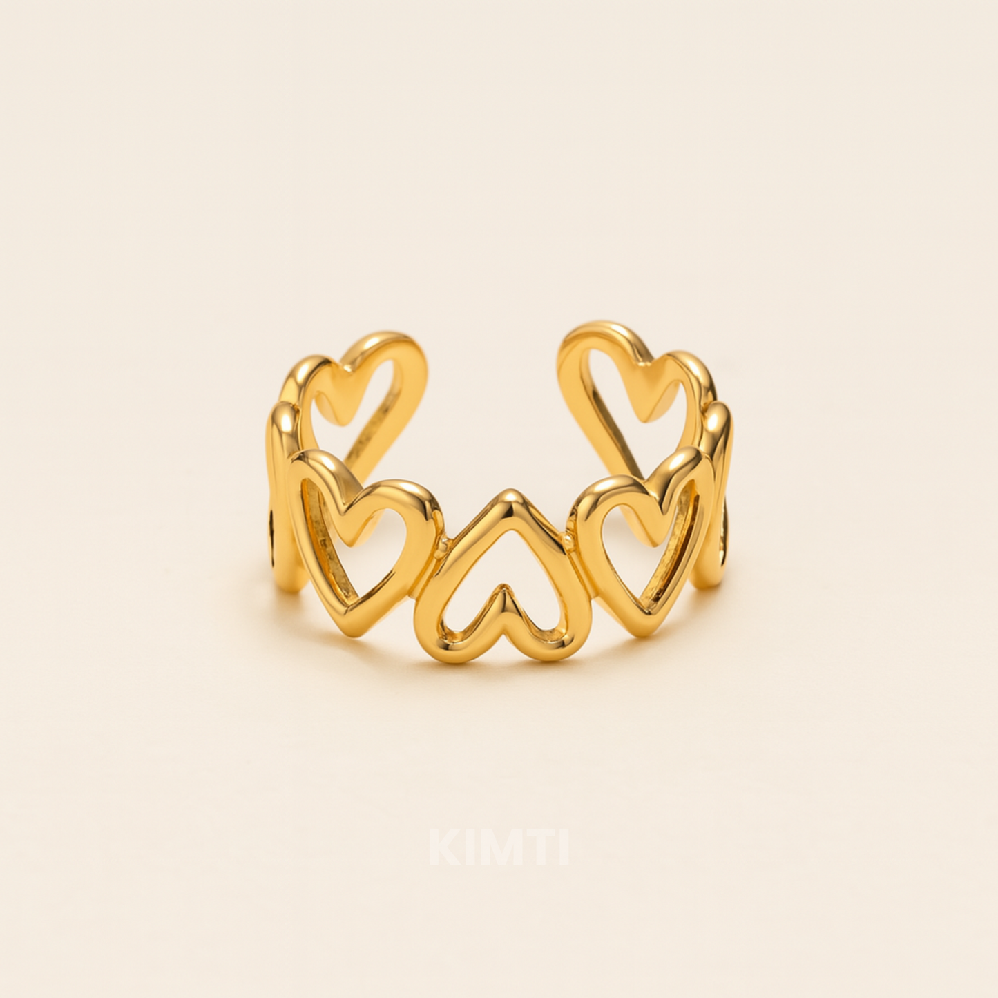 18k Gold Plated Endless Love Anti Tarnish Ring