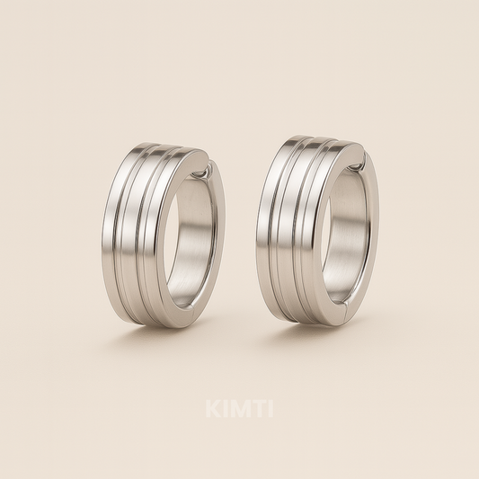 Men-Silver Earring