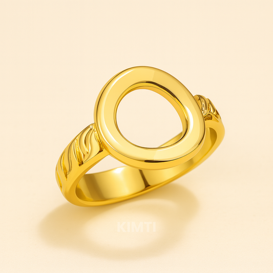 18k Gold Plated Golden Freedom Ring