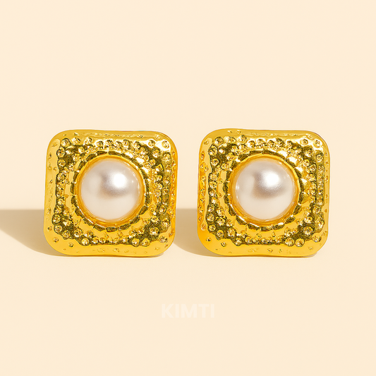 18k Gold Plated Gilded Heirloom Earrings