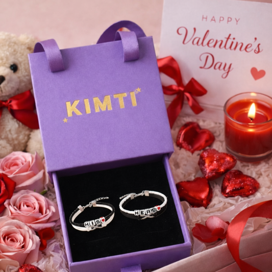 His and Hers Infinity Couple Bracelet Set