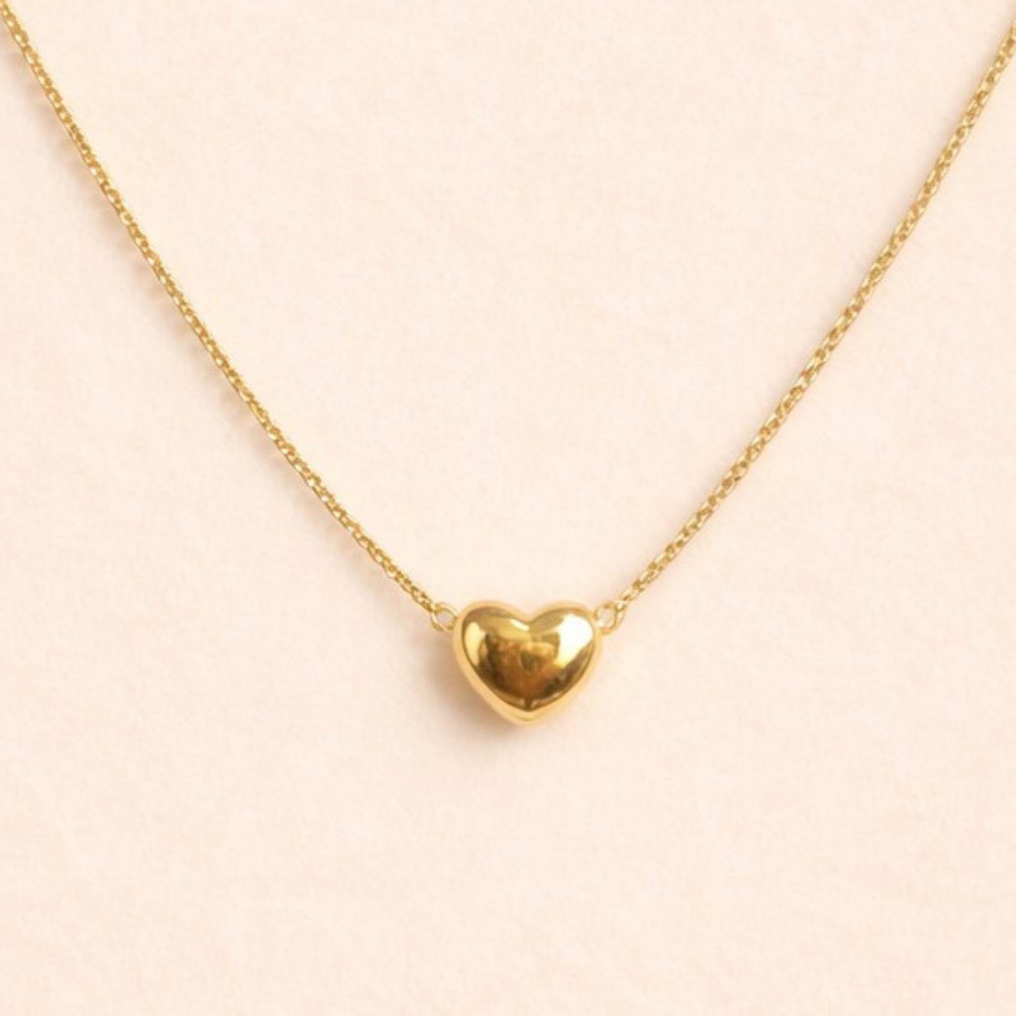 18k Gold Plated Sweetheart Shine Necklace