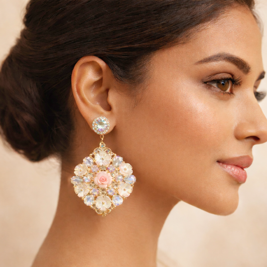 Moonflower Drops Turkish Earring