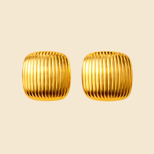 18k gold plated Golden Stride Earrings