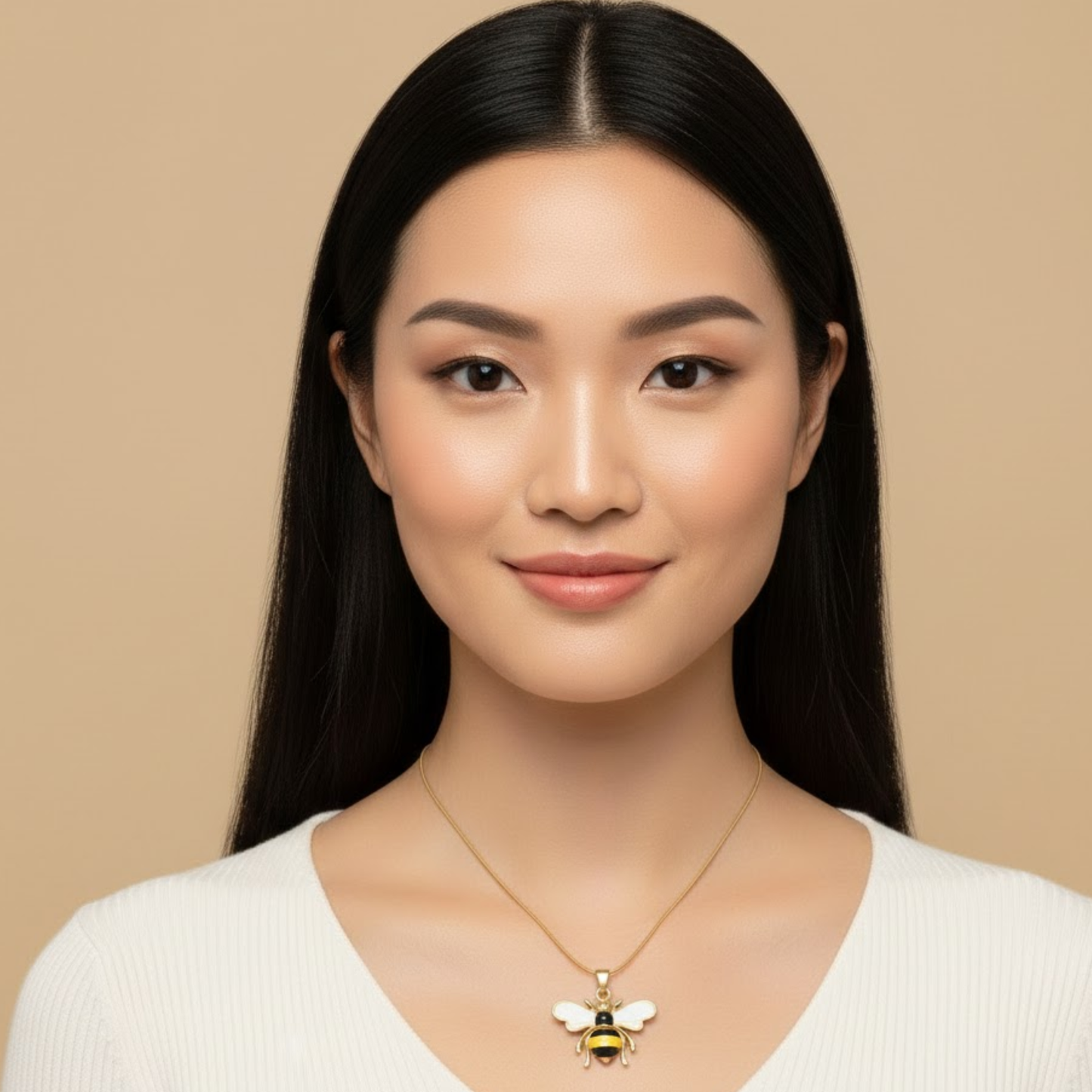 18k Gold Plated SweetBuzz Pendant Necklace