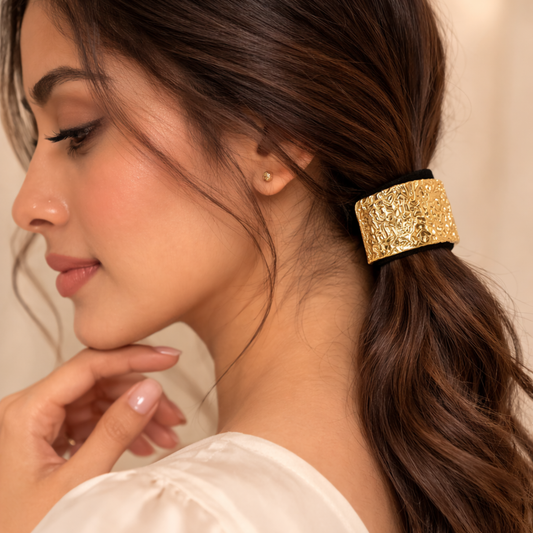 18k Gold Plated Haircuff Tie