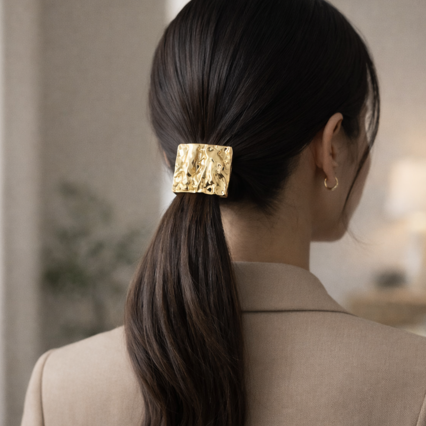 18k Gold Plated Dainty Hair Tie