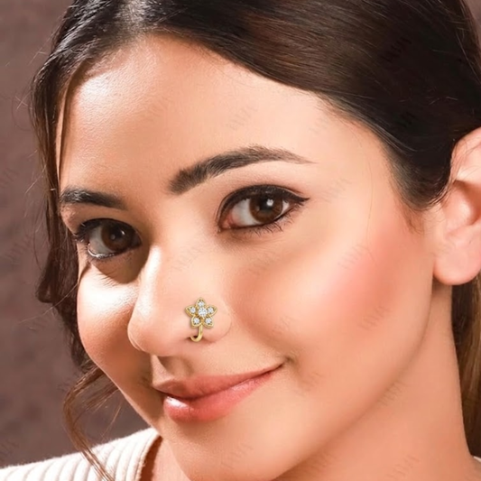 Mini Flower Glow Nose Pin