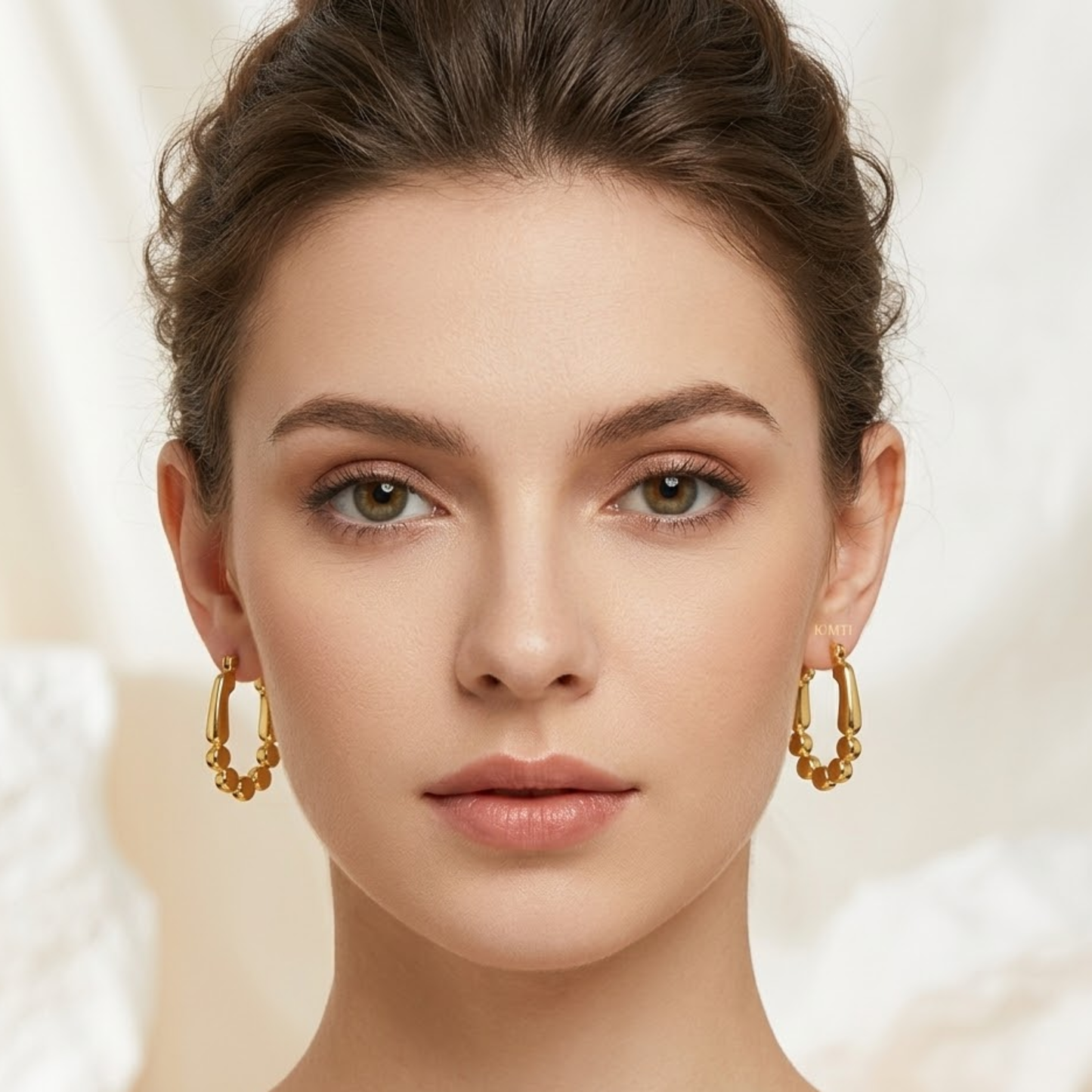 18K Gold Plated Melody Hoops Anti Tarnish Earring