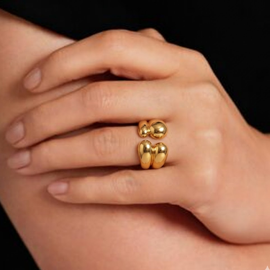 18k Gold Plated Oro Fusion Ring