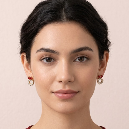 Opaline Crest Earrings