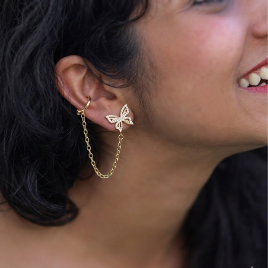 Golden Flutter Earrings