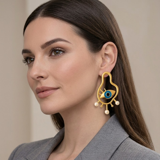 Evil Eye Luxe Drops Earring