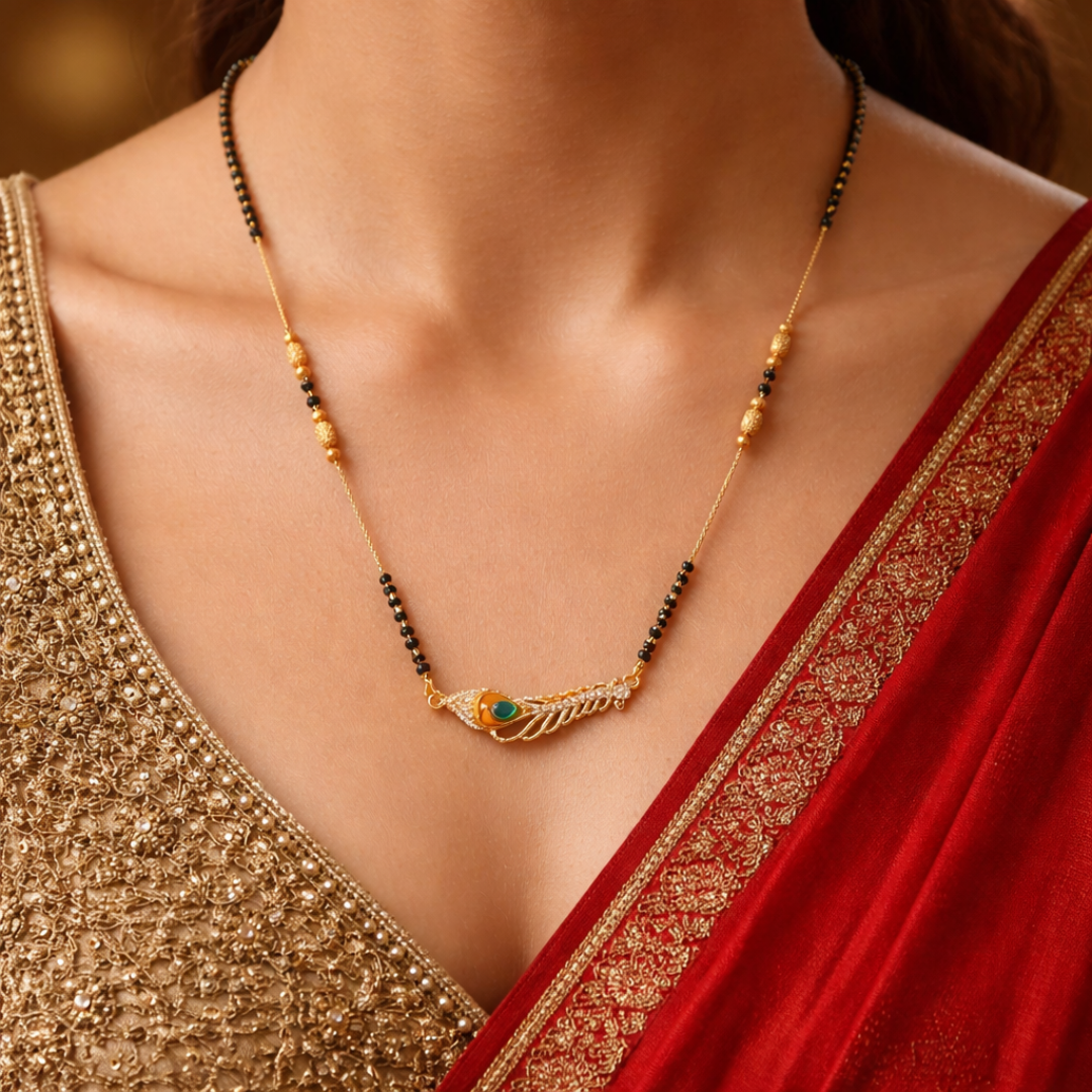 Peacock Grace Mangalsutra